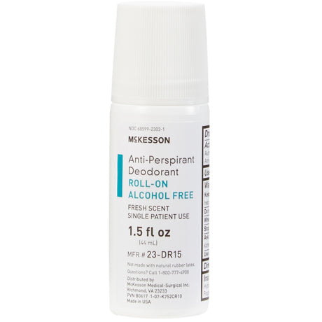 McKesson Anti-Perspirant Deodorant Roll-On, Alcohol Free, Fresh Scent, 1.5 fl oz
