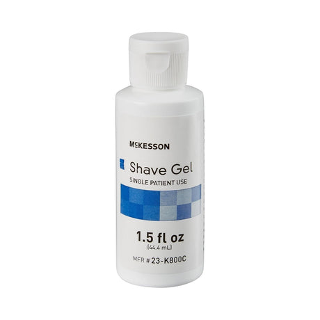 McKesson Shave Gel, Single Patient Use, 1.5 fl oz