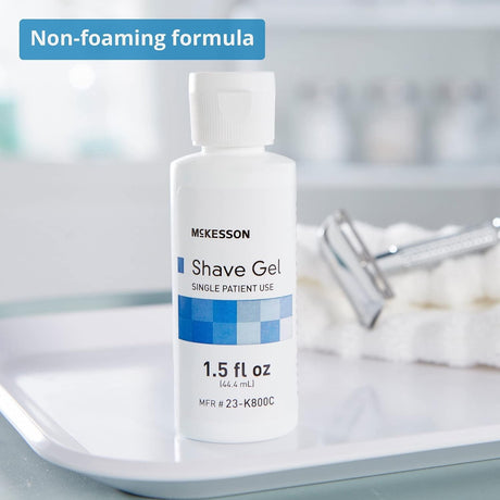 McKesson Shave Gel, Single Patient Use, 1.5 fl oz