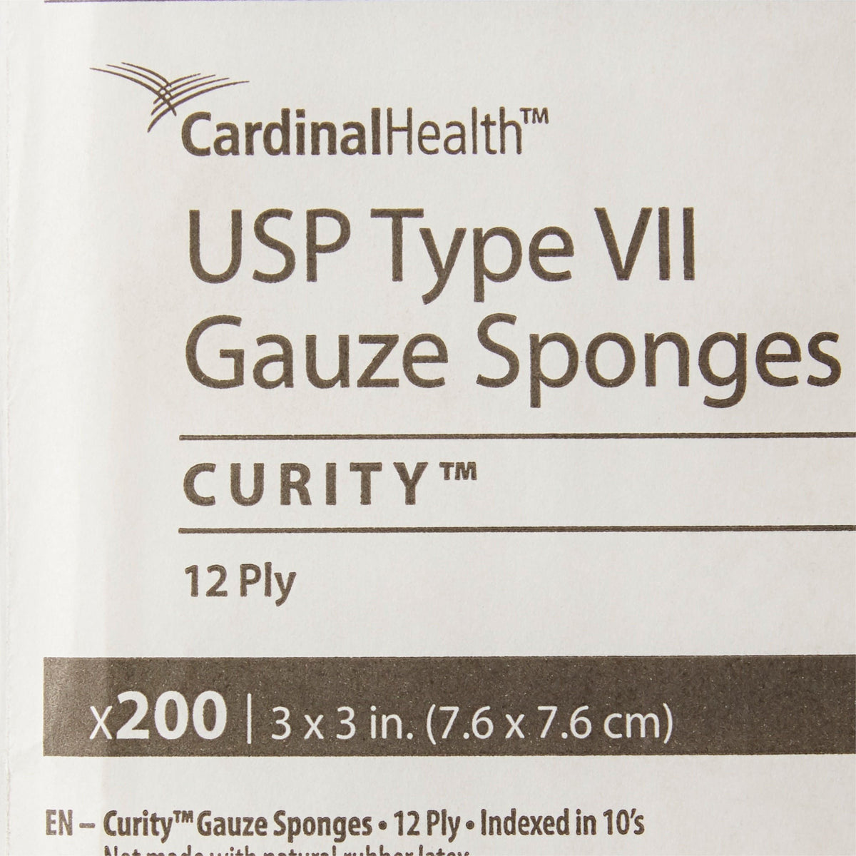 Curity Gauze Sponge, USP Type VII, White, 3 x 3", 12-Ply, Non-Sterile - 2346- - LL Medico