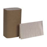 Pacific Blue Basic Single-Fold Paper Towel, Brown, Paper, 9.25" x 10.25" - 23504 - LL Medico