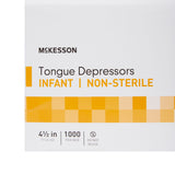 McKesson Tongue Depressor, Wood, Junior Size, 4.5"