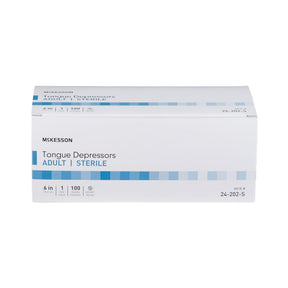 McKesson Tongue Depressor, Wood, Senior, 6"