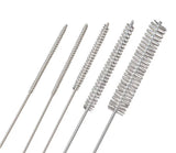 SafeClean Instrument Cleaning Brush, Stainless Steel Wire, Nylon Bristles - LL Medico