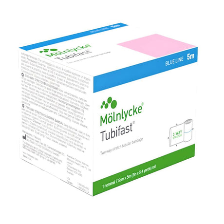 Molnlycke Tubifast Dressing Retention Bandage Roll, 3 inch x 33 Foot