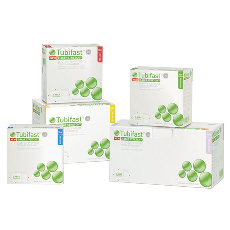 Molnlycke Tubifast Dressing Retention Bandage Roll, 3 inch x 33 Foot