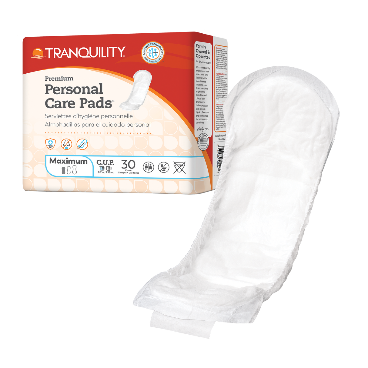 Tranquility Personal Care Pads