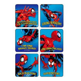 Kids Love Stickers, Spider-Man Strong n Healthy, 2.5" x 2.5" - 2502P - LL Medico