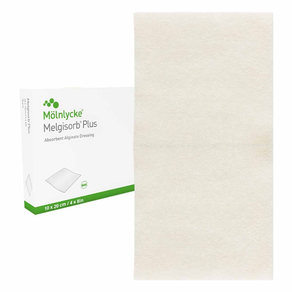 Melgisorb Plus Alginate Dressing, 5 x 5 Centimeter