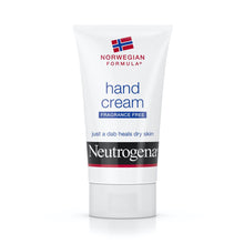 Neutrogena Hand Cream, Norwegian Formula, Fragrance Free, 2 oz Tube