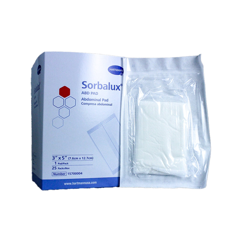 Sorbalux ABD Abdominal Pad, 3 x 5 Inch