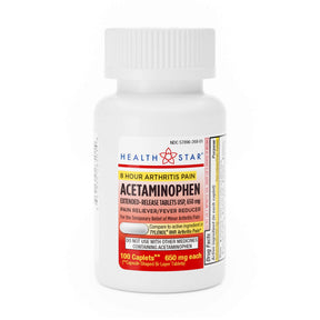 Geri-Care Acetaminophen Pain Relief, 650 mg, Tablet - 265-01-HST - LL Medico