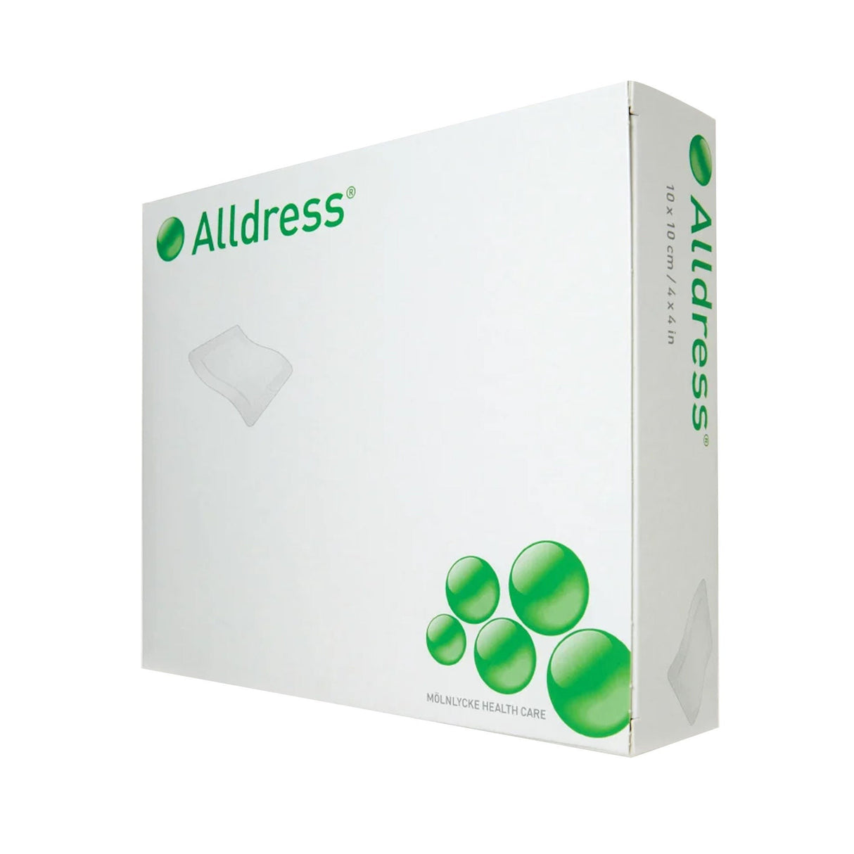 Molnlycke Alldress Composite Dressing, 4 x 4 Inch