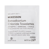 McKesson Benzalkonium Chloride Antiseptic Towelettes, Unscented