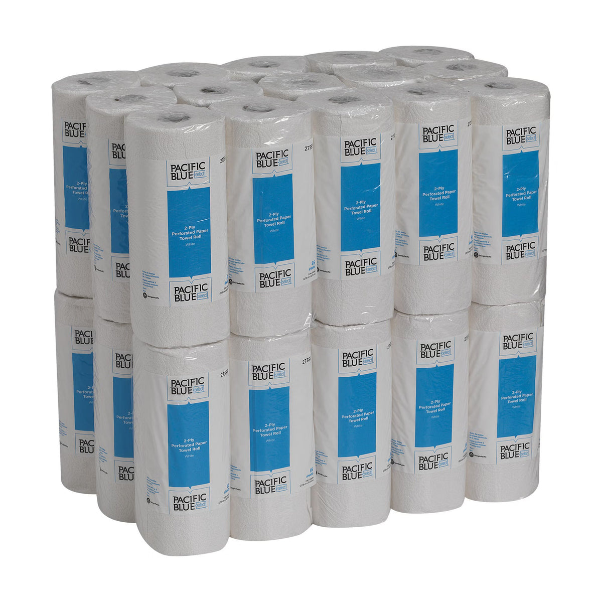 Pacific Blue Select Kitchen Paper Towel, Perforated Roll, 8.8" x 11", White, Paper - 27385 - LL Medico