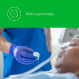 3M Micropore S Silicone Medical Tape, 1 Inch x 5-1/2 Yard, Blue