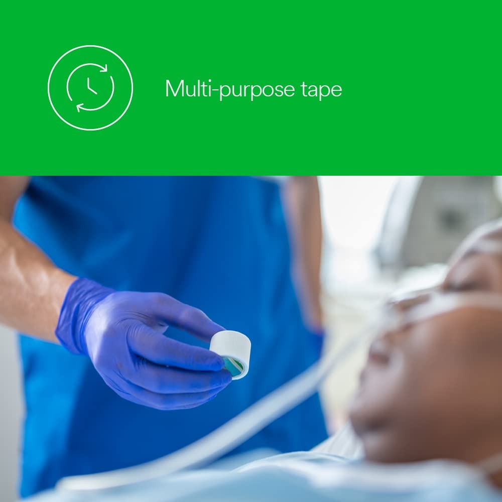 3M Micropore S Silicone Medical Tape, 2 Inch x 5-1/2 Yard, Blue