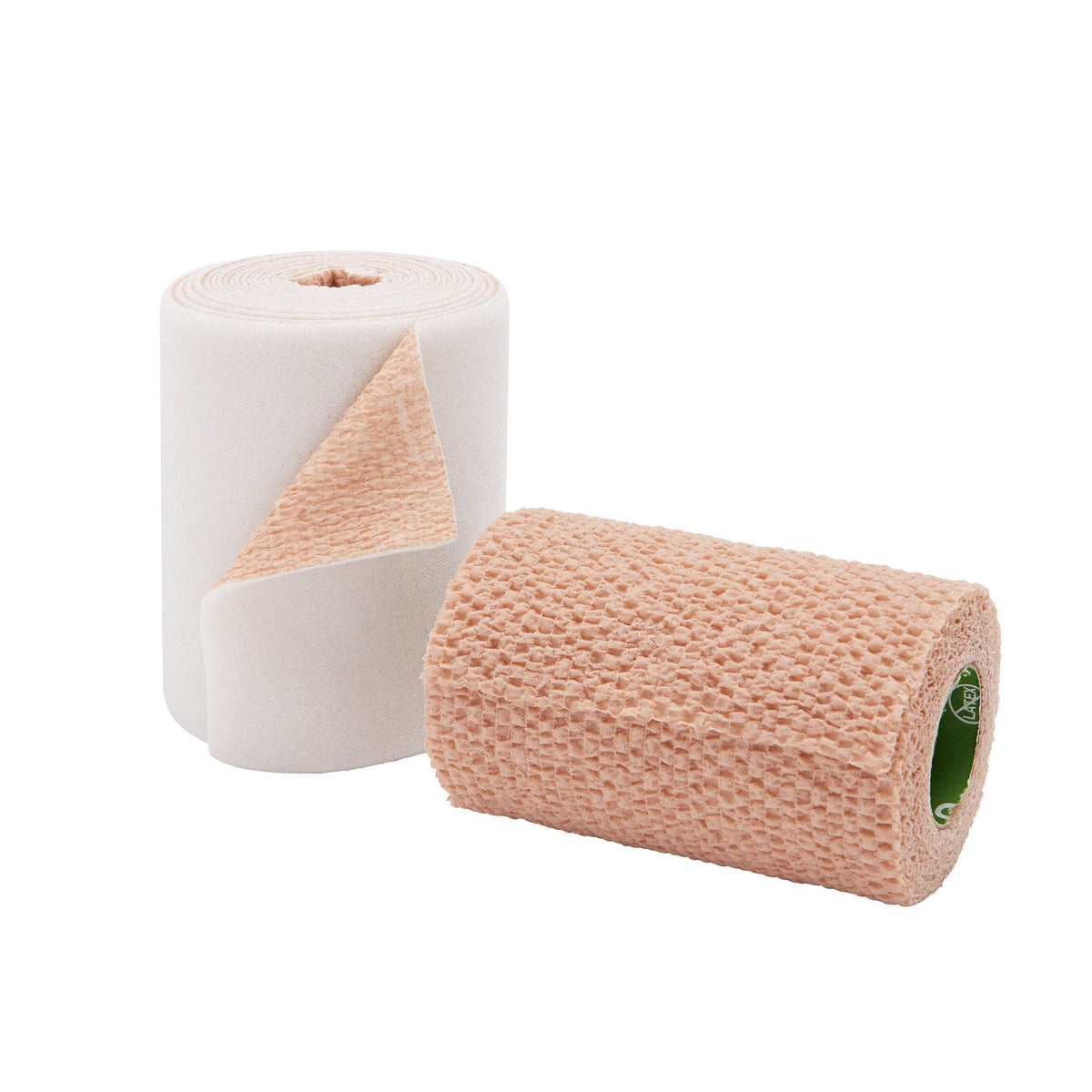 3M Coban 2 Lite Two-Layer Compression Bandage System, Self-Adherent, Pull On Closure, Tan / White, Foam / Elastic, NonSterile, 25 to 30 mmHg - 2794N - LL Medico
