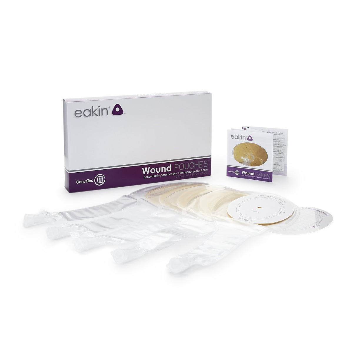 ConvaTec Eakin Fistula and Wound Drainage Pouch, 108 x 75mm Cutting Area - 839261-Box - LL Medico