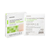 McKesson Lite Hydrocellular Foam Dressing w/ Silicone Adhesive w/o Border, 6 x 6