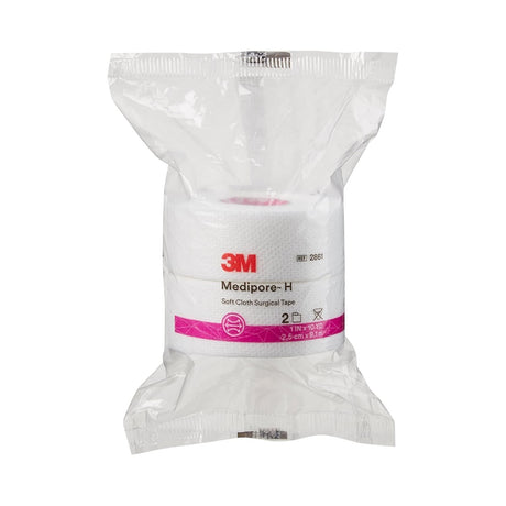 3M Medipore H Cloth Medical Tape, 1 Inch x 10 Yard, White