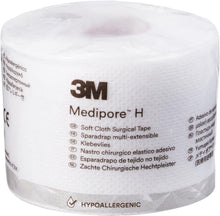 3M Medipore H Cloth Medical Tape, 2 Inch x 10 Yard, White