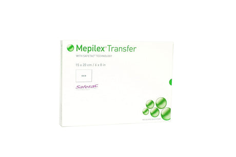 Molnlycke Mepilex Transfer Thin Foam Dressing, 6 x 8 Inch