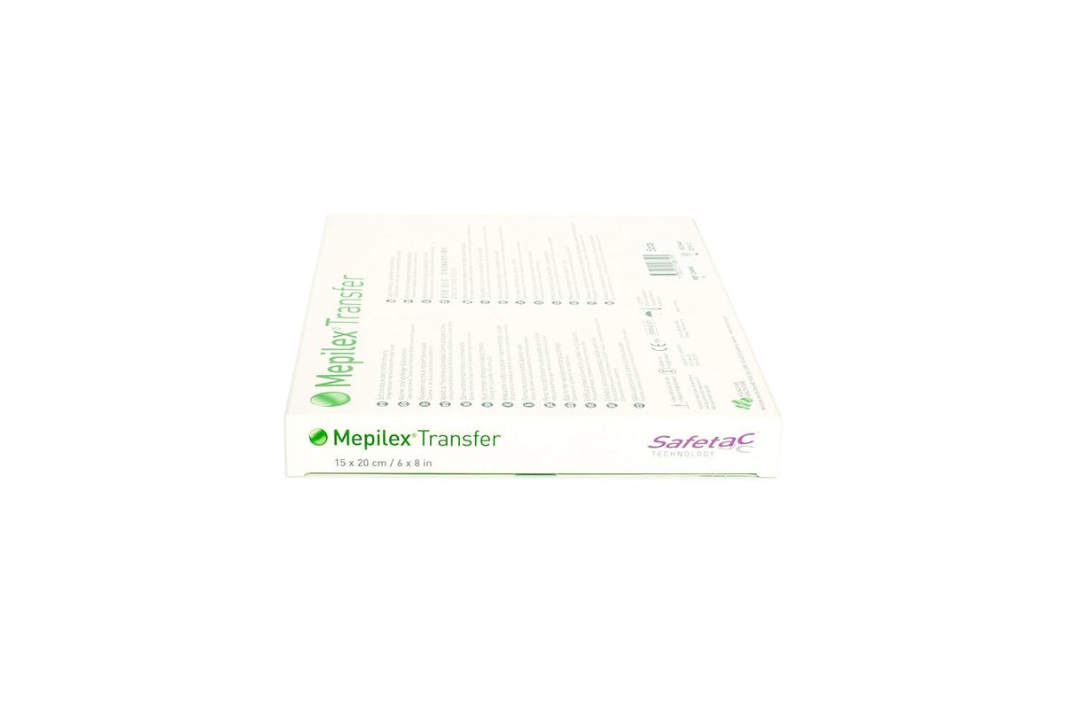 Molnlycke Mepilex Transfer Thin Foam Dressing, 6 x 8 Inch