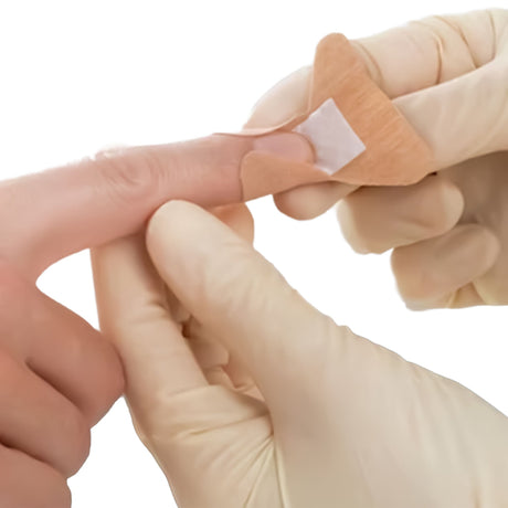 BSN Medical Coverlet Fingertip Adhesive Strip, Sterile, Tan, 1 1/2" x 2"