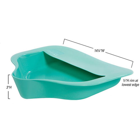 Bariatric Bedpan Alimed Unisex Green