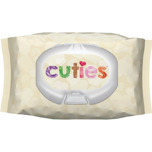 Cuties Sensitive Baby Wipes, Soft Pack, Unscented