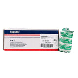 Gypsona S Plaster Bandage, 4" x 15', Plaster of Paris / Plastic, White - 30-7367 - LL Medico