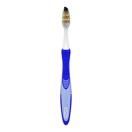 Oral-B Pulsar 3D White Battery Powered Toothbrush, Medium, 4 Count