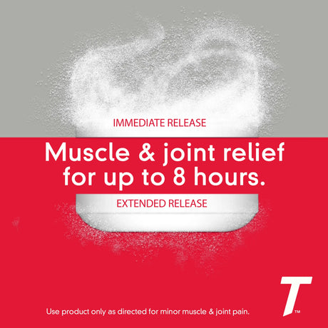 Tylenol 8 Hour Muscle Aches & Pain Relief Extended-Release Tablets, Acetaminophen, 650 mg - LL Medico