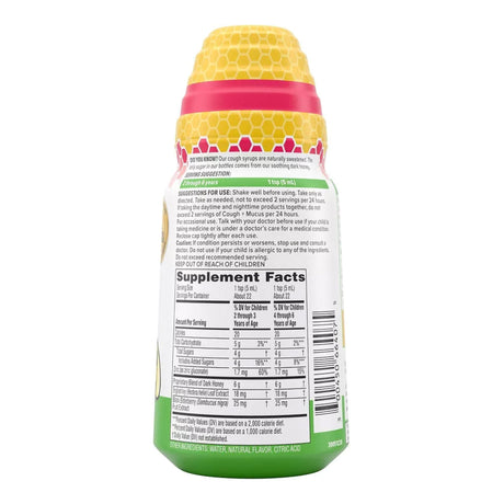 Zarbee's Children's Cough Syrup + Mucus, Mixed Berry, 4 oz