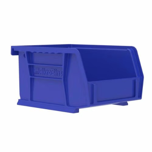 AkroBins Storage Bin, Blue Plastic, 3 x 4.125 x 5.375" - 30210BLUE - LL Medico