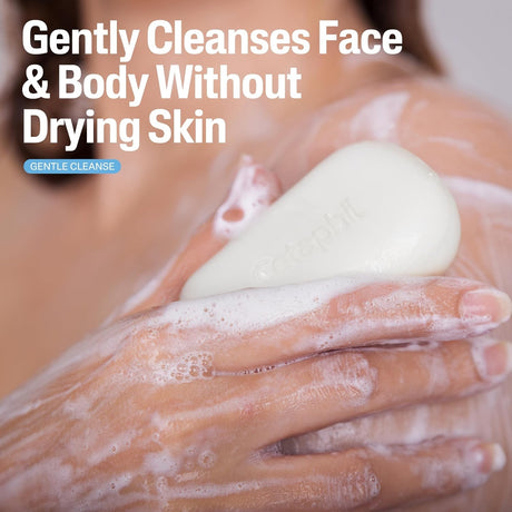 Cetaphil Gentle Cleansing Bar, Dry to Normal Sensitive Skin, 4.5 oz