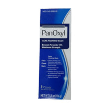 PanOxyl Acne Foaming Wash for Face & Body, Maximum Strength, 5.5 oz