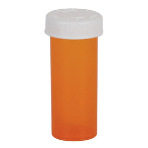 Ezy Dose Push & Turn Prescription Vial, Amber, 30 Dram - 30435 - LL Medico