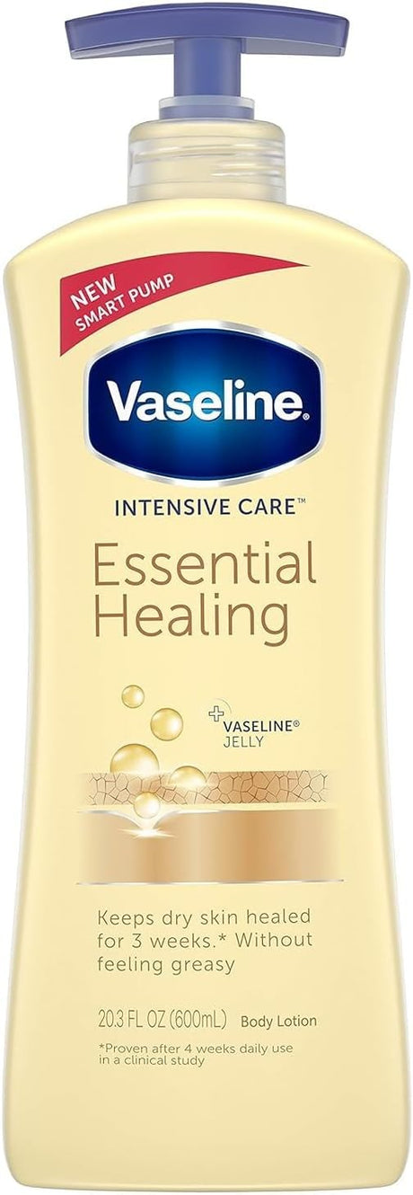 Vaseline Intensive Care Essential Healing Body Lotion, Scented, 20.3 oz