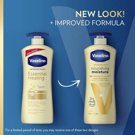 Vaseline Intensive Care Essential Healing Body Lotion, Scented, 20.3 oz