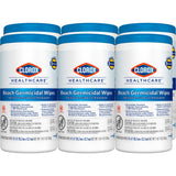 Clorox Healthcare Bleach Germicidal Wipes, Premoistened Surface Disinfectant Cleaner, Nonsterile, Canister - LL Medico