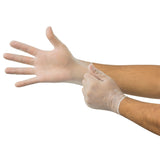 Ansell Micro-Touch Elite Vinyl Powder Free Medical Examination Gloves, 100 Pieces