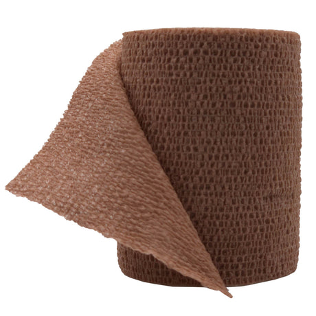 CoFlex Cohesive Bandage, Self-Adherent Closure, Tan, Latex, Nonsterile - LL Medico