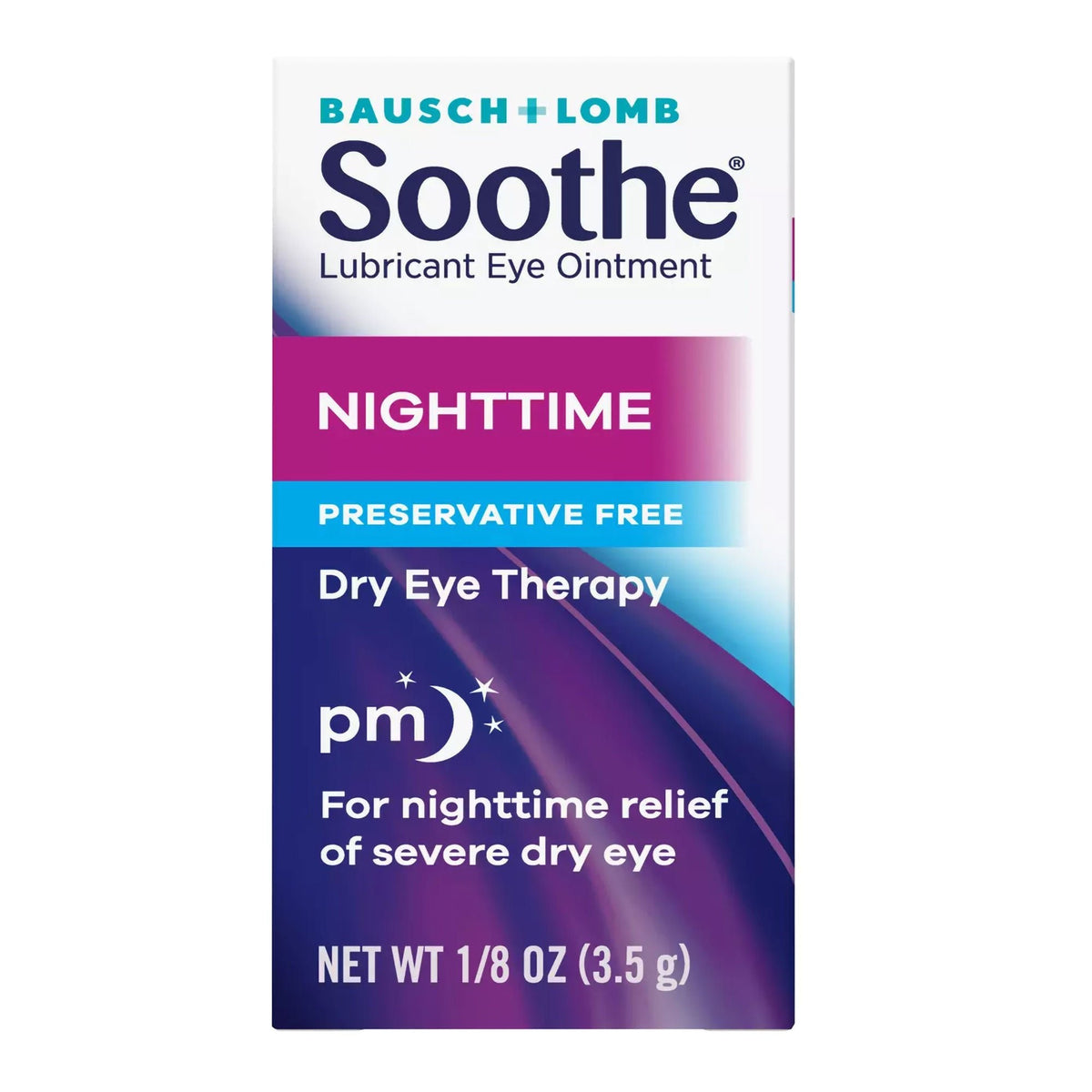 Bausch + Lomb Soothe Nighttime Lubricant Eye Ointment, Dry Eye Therapy, 3.5 g - 31011902239 - LL Medico