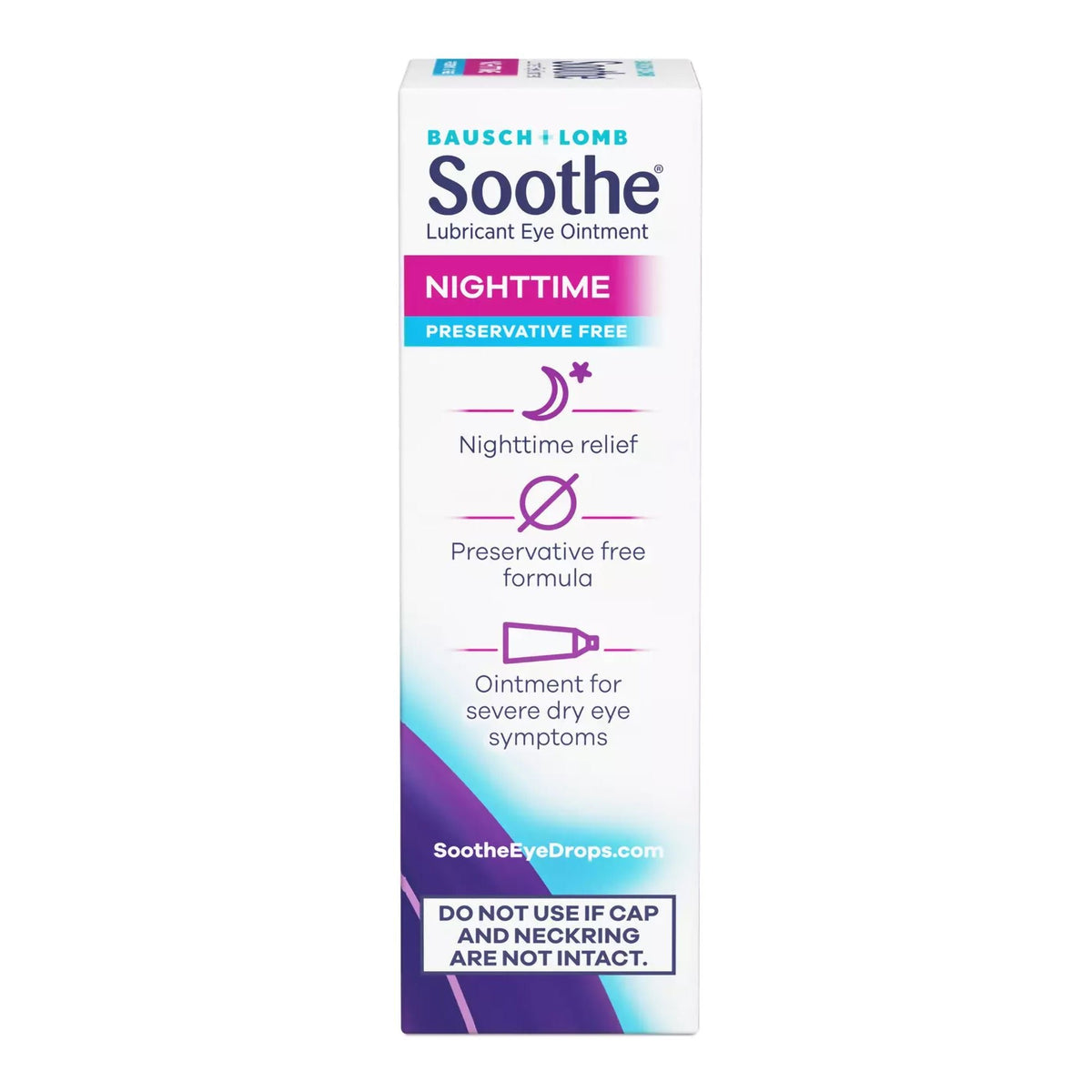 Bausch + Lomb Soothe Nighttime Lubricant Eye Ointment, Dry Eye Therapy, 3.5 g - 31011902239 - LL Medico