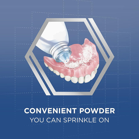 Super Poligrip Extra Strength Denture Adhesive Powder, 1.6 oz