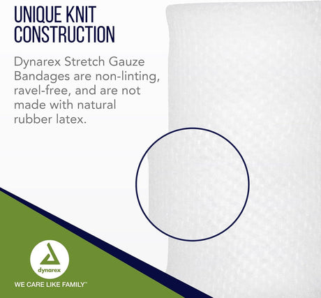 dynarex Conforming Bandage, 4 Inch x 4.1 Yard