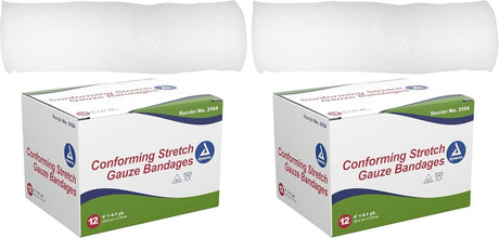 dynarex Conforming Bandage, 4 Inch x 4.1 Yard