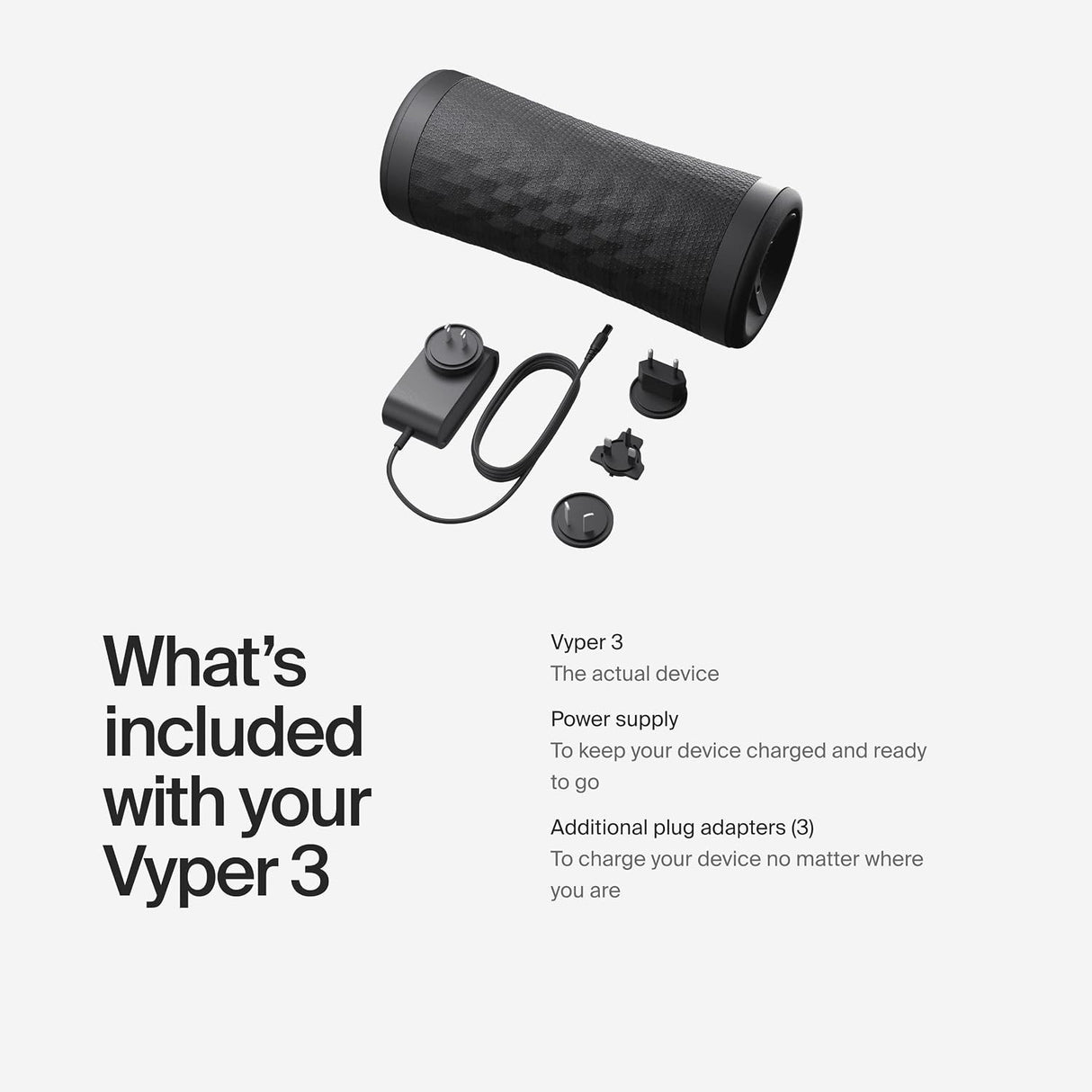 Hyperice Vyper 3 Vibrating Foam Roller, High Intensity